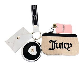Juicy couture 3 piece wristlet NWT